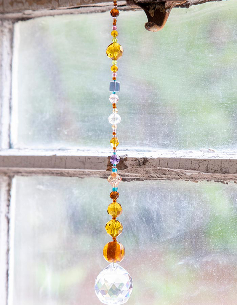 NATURAL LIFE Amber Crystal Sun Catcher image number 0
