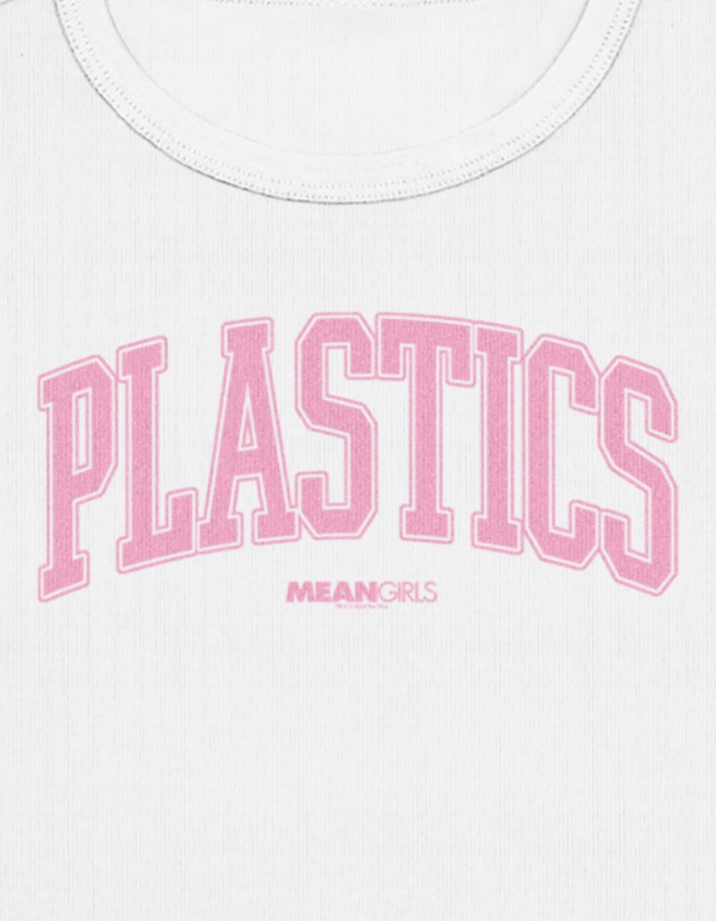 MEAN GIRLS Plastics Collegiate Womens Baby Tee image number 1