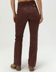 WRANGLER Womens High Rise Bootcut Corduroy Pants image number 4