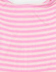 FULL TILT Off The Shoulder Girls Wide Stripe Top image number 3