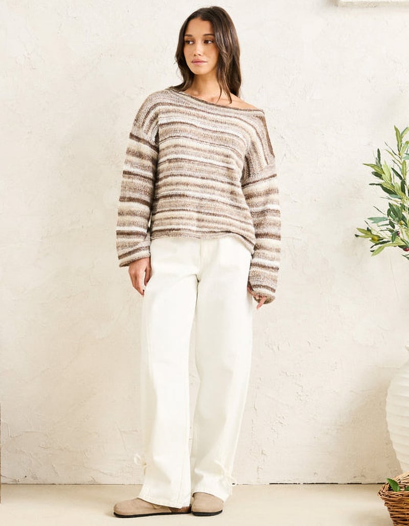 RHYTHM Baklava Knit Womens Sweater image number 3