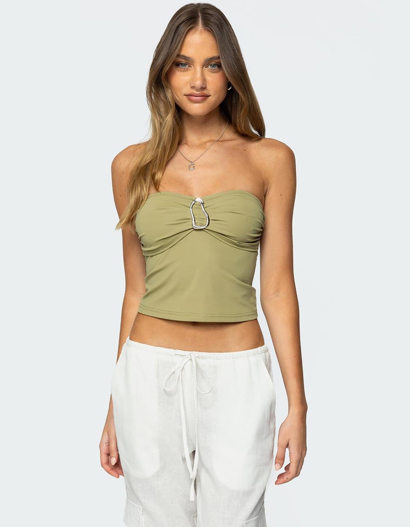 EDIKTED Bex Abstract Ring Tube Top image number 0