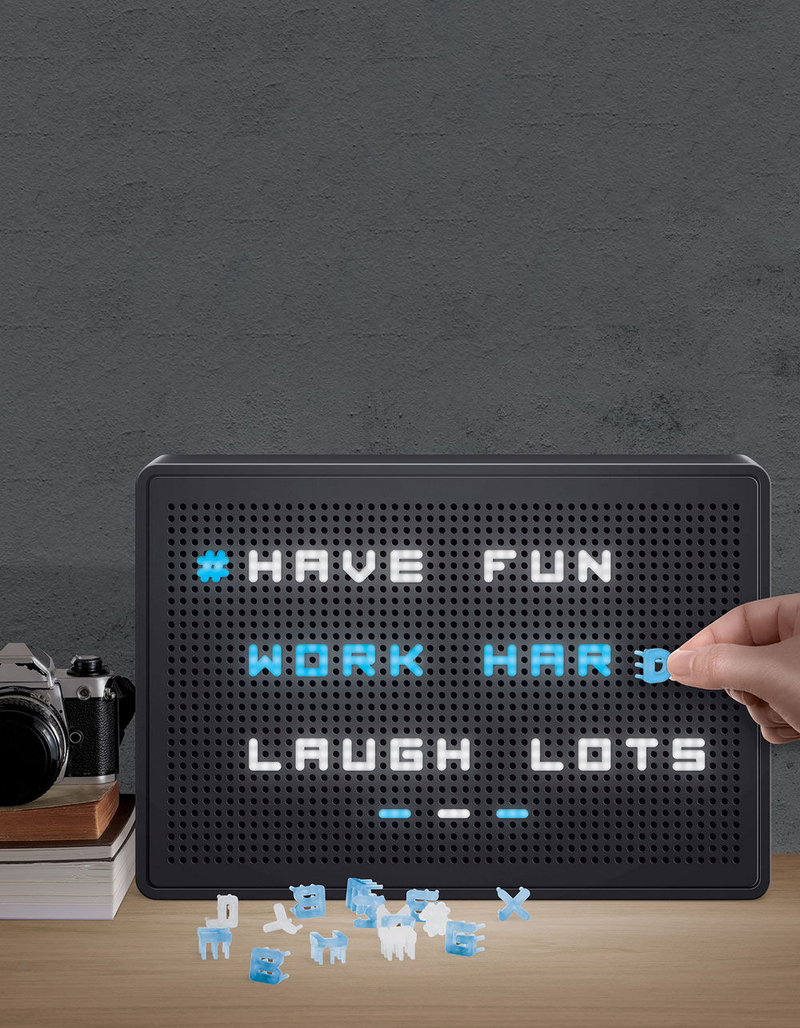 Mini Light Up LED Peg Message Board image number 1