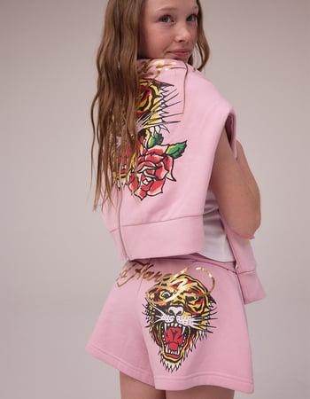ED HARDY Tiger Girls Shorts Primary Image