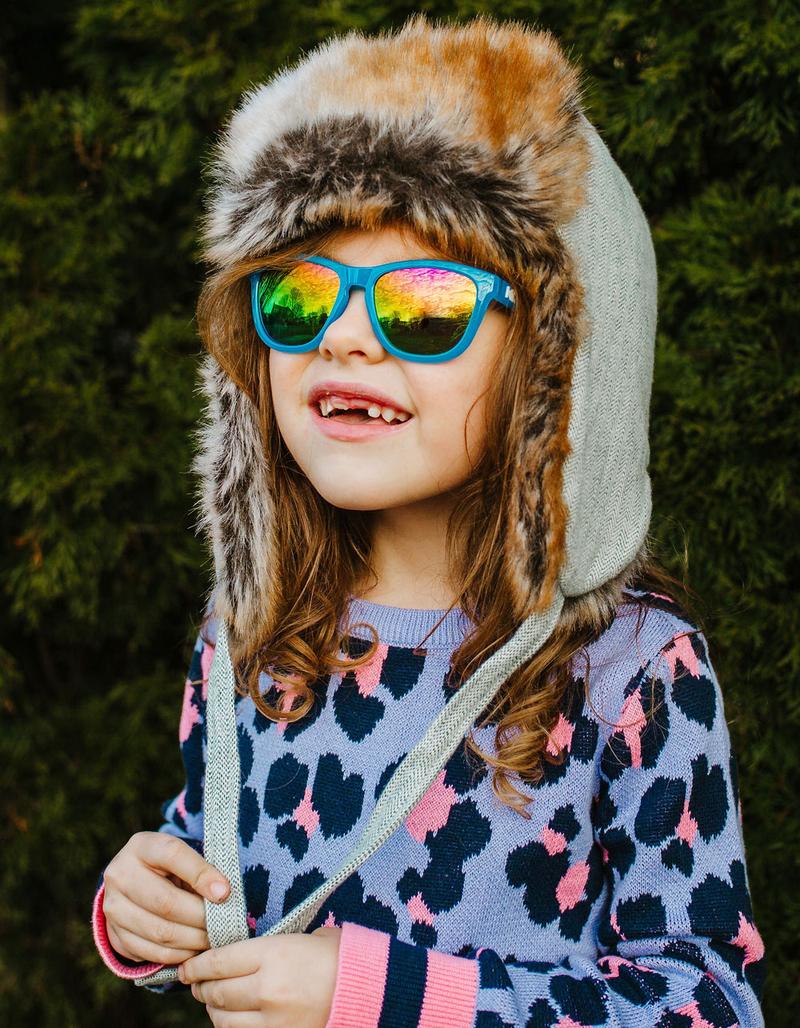 KNOCKAROUND Rainbow Blues Little Kids Polarized Sunglasses image number 4