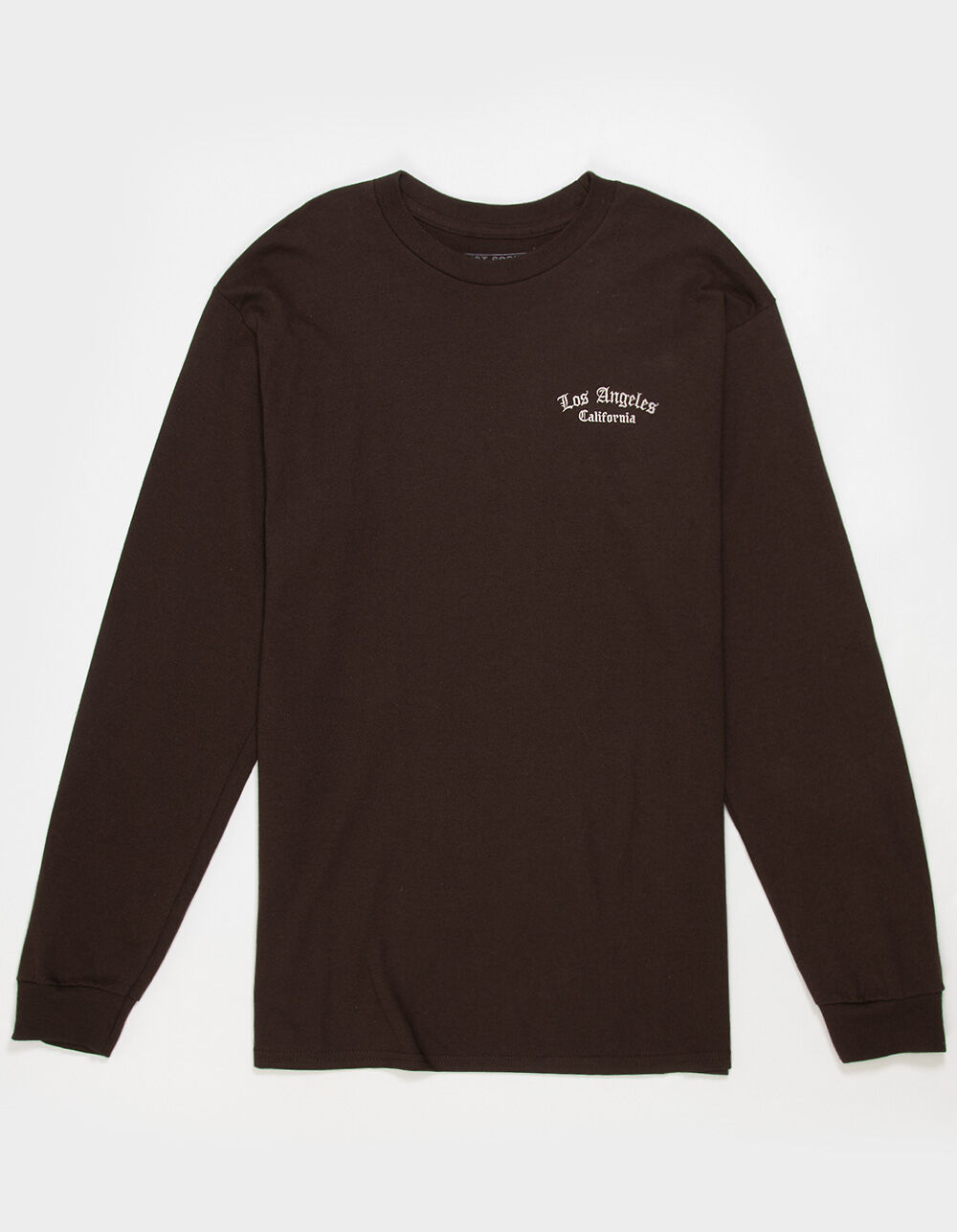 RIOT SOCIETY LA Embroidery Mens Long Sleeve Tee - BROWN | Tillys