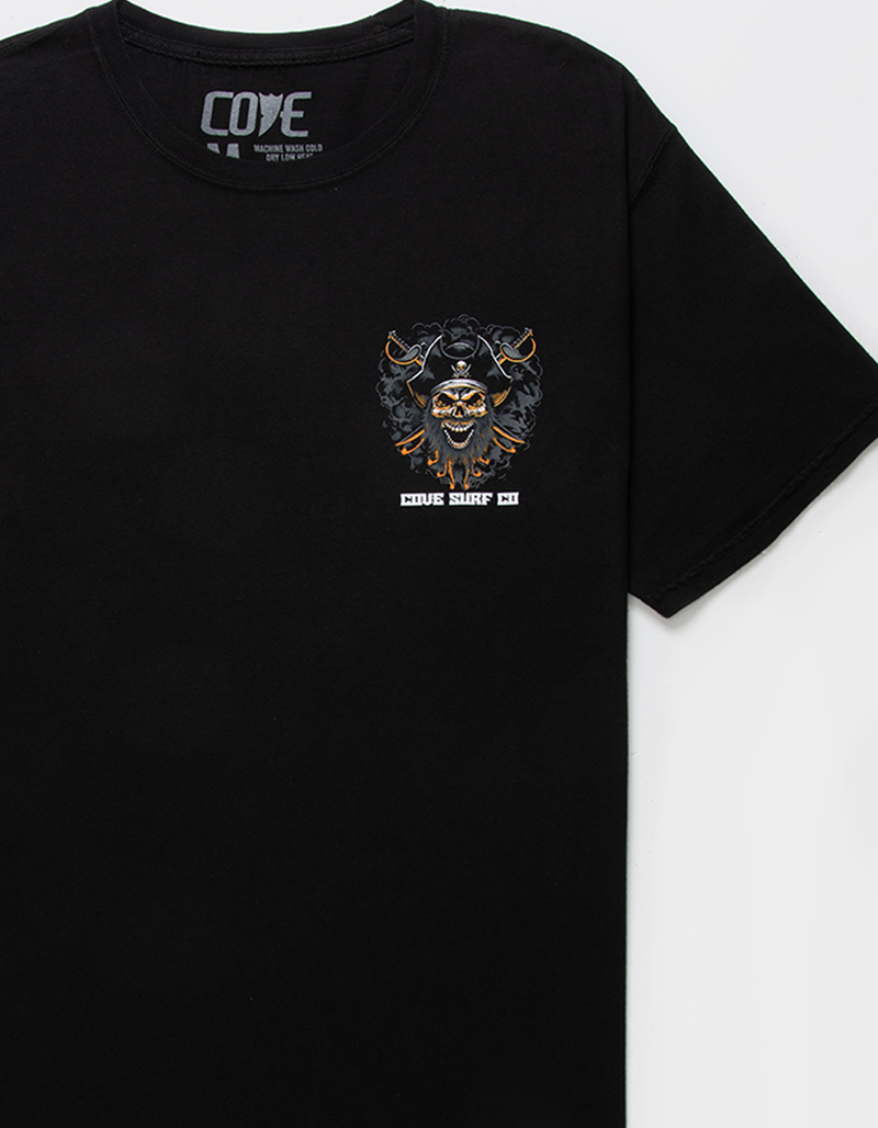 COVE SURF CO. Blackbeard Mens Tee BLACK Tillys
