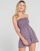 IVY & MAIN Smocked Womens Romper image number 1