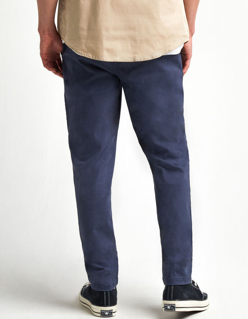 RSQ Twill Mens Washed Navy Pull On Pants - WSHNY - 371181631