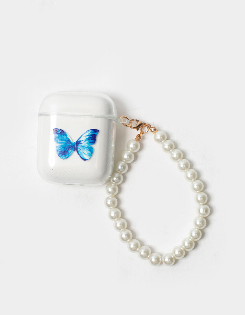 URBAN SOUL Butterfly With Pearls AirPods Case image number 0