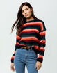 FULL TILT Stripe Womens Boyfriend Sweater image number 2
