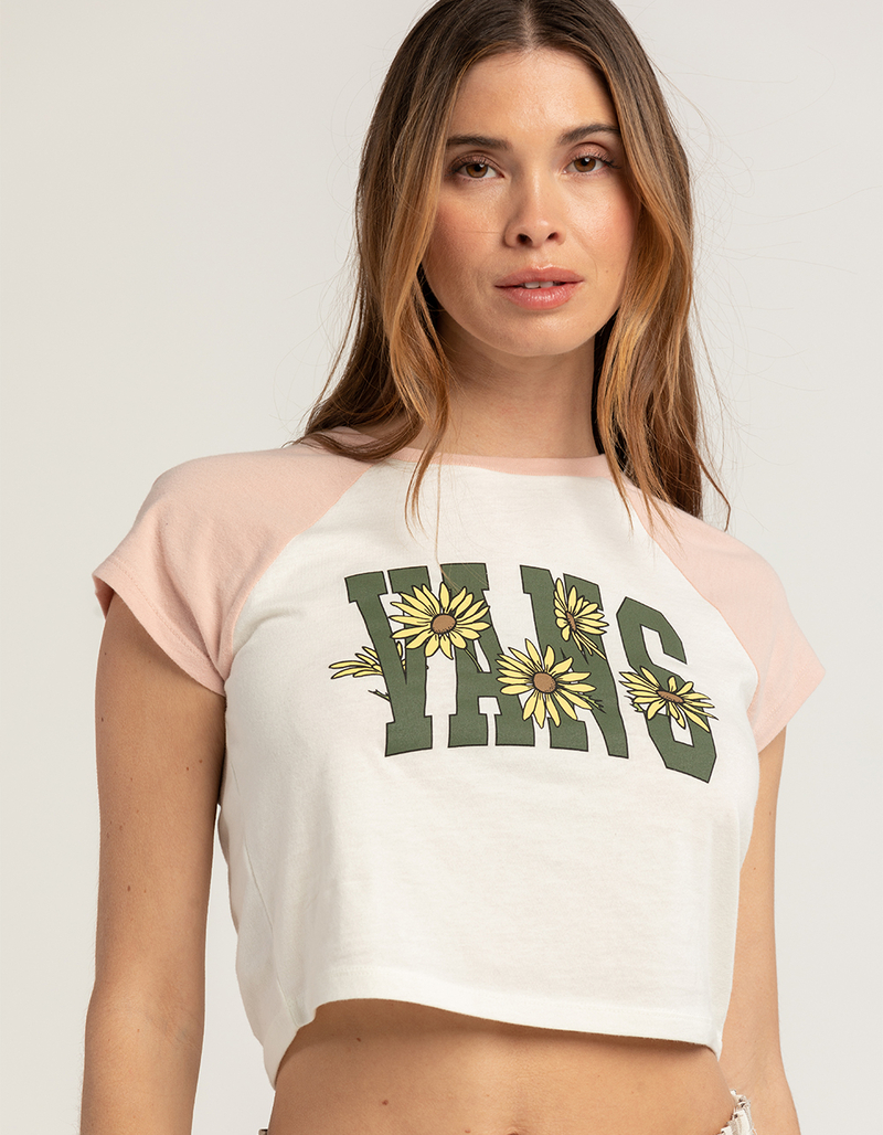 VANS Daisy Womens Raglan Crop Tee image number 0