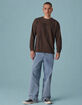 RSQ Mens Loose Light Wash Jeans image number 1
