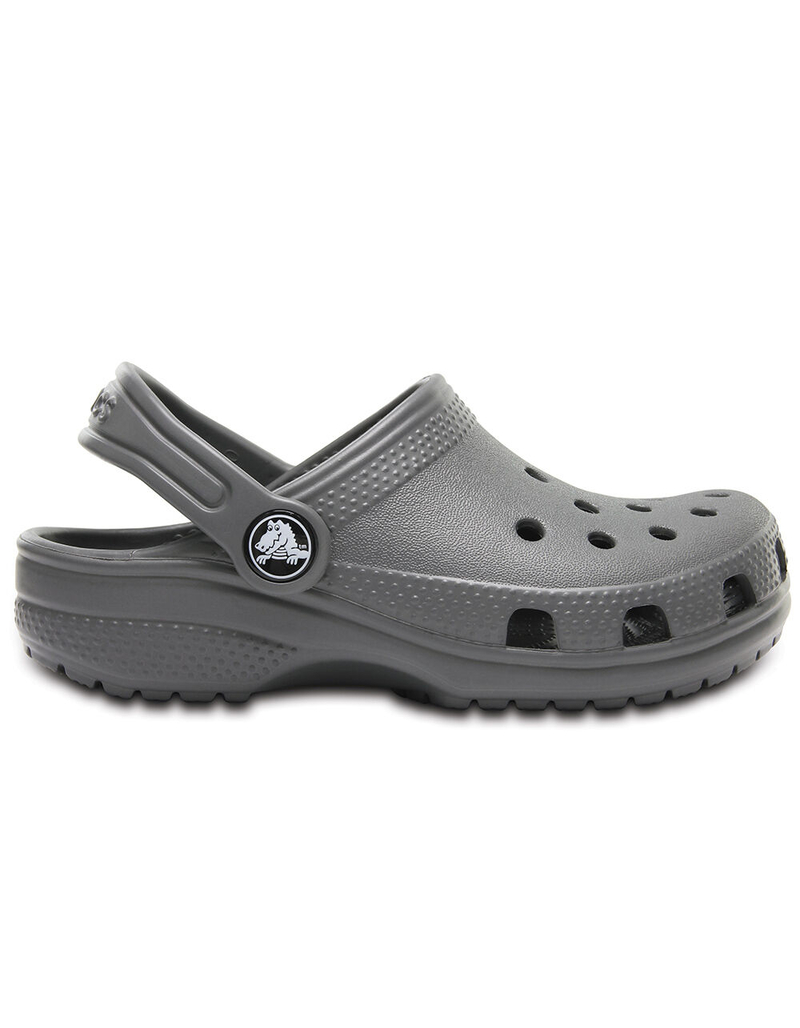 CROCS Classic Juniors Slate Gray Clogs image number 2