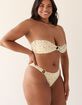 DIPPIN' DAISY'S Lotus Bandeau Bikini Top image number 6