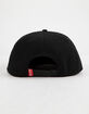 RIOT SOCIETY Tiger Rose Black Mens Snapback Hat image number 2