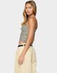 EDIKTED Odora Striped Tube Top image number 2