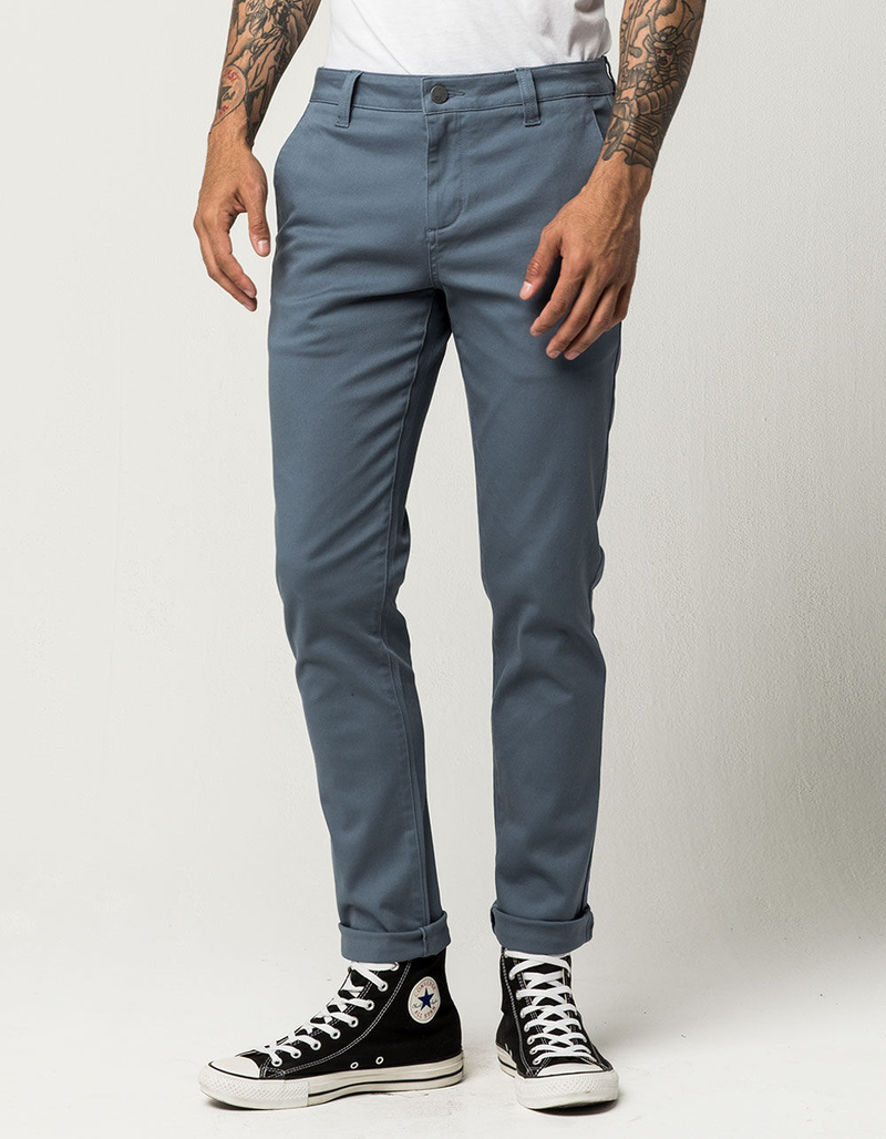 RSQ London Mens Skinny Stretch Chino Pants image number 0