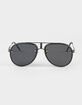 RSQ Metal Matte Olive Aviator Sunglasses image number 2