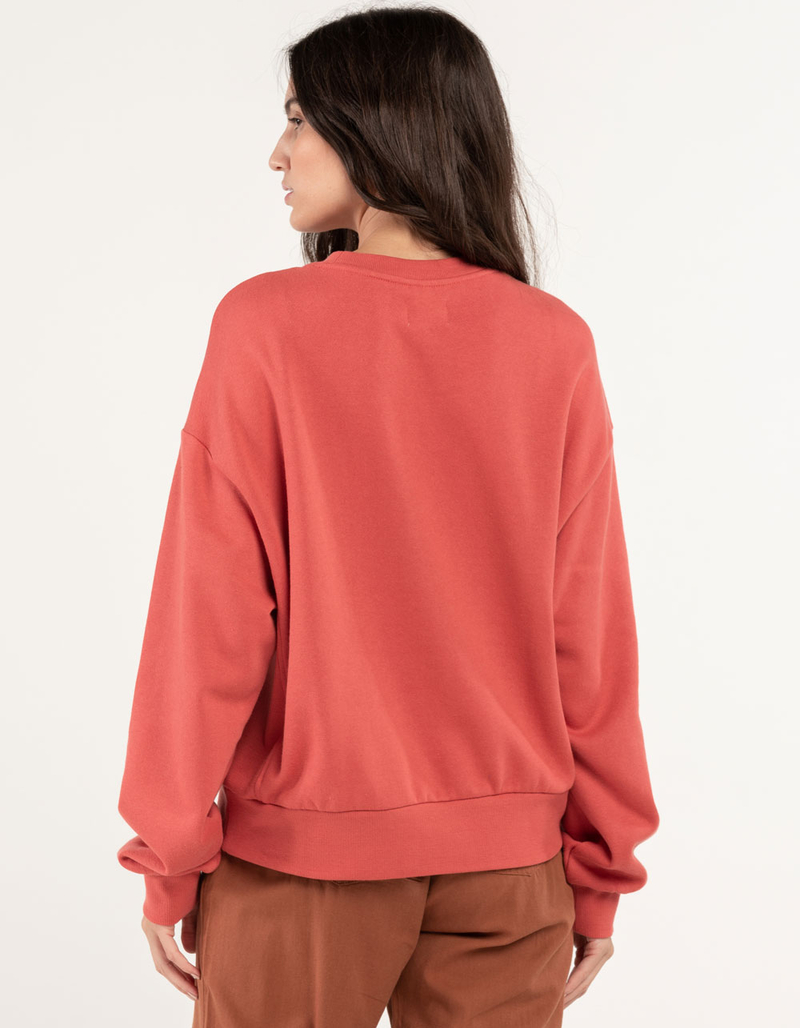 HURLEY DNA Womens Oversized Crewneck Sweatshirt image number 2