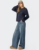 EDIKTED Drop Shoulder Light Knit Sweater image number 4