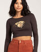 BILLABONG Show Peace Womens Crop Tee image number 1