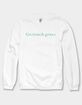 OUTSIDE Touch Grass Unisex Crewneck Sweatshirt image number 1