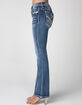 MISS ME Cross Stars Womens Bootcut Jeans image number 3