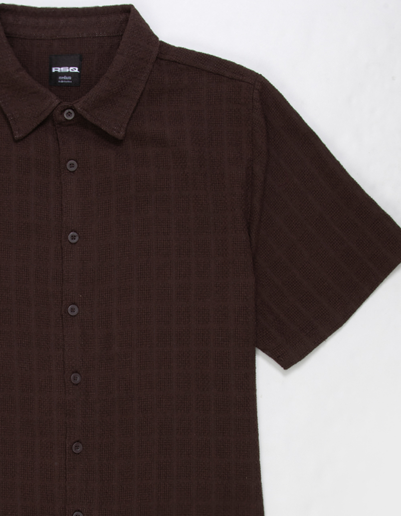 RSQ Mens Textured Button Up Shirt image number 2