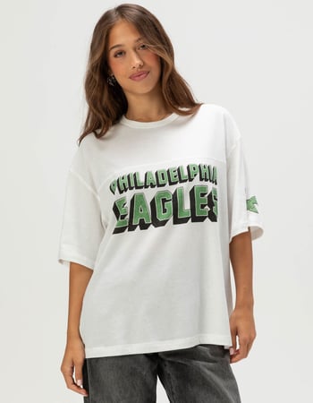 JUNK FOOD Philadelphia Eagles Halfback Womens Jersey Tee Primary Image