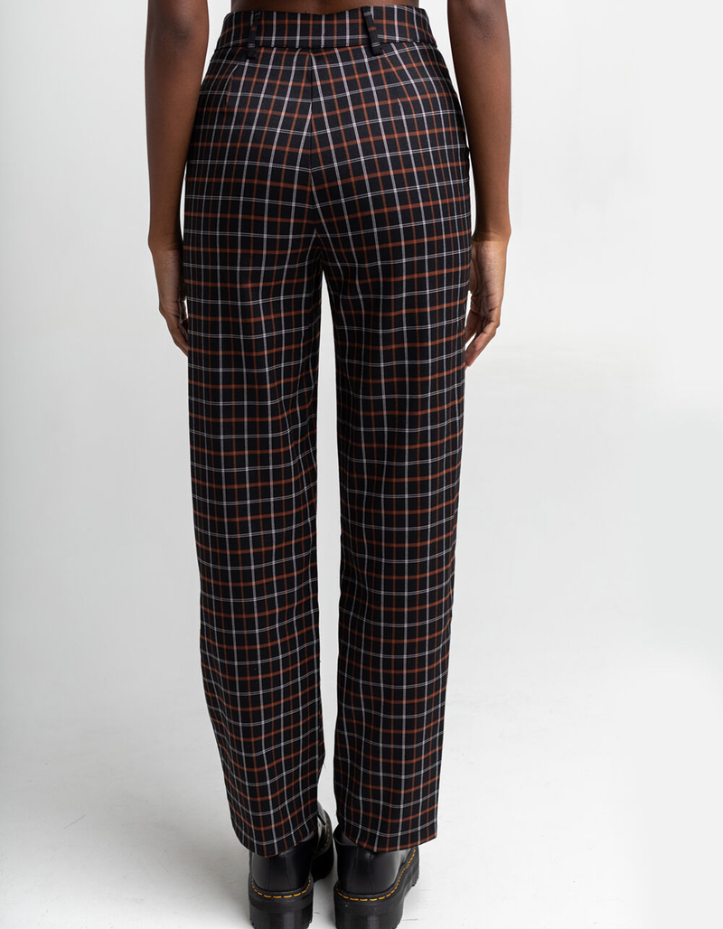 FULL TILT Womens Plaid Worker Pants image number 3