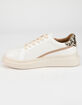 WHITE RAVEN Spring Womens White Platform Shoes image number 4