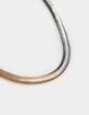FULL TILT Chunky Serpent Silver & Gold Necklace image number 2