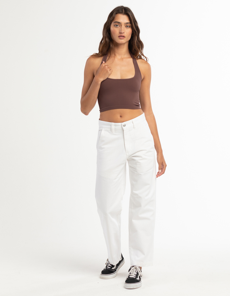 SKY & SPARROW Womens Square Neck Halter Top image number 3