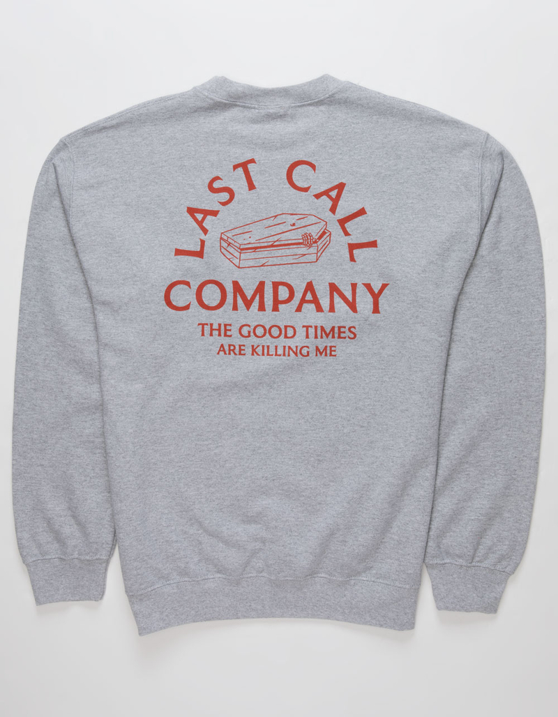 LAST CALL CO. Badge Mens Crewneck Sweatshirt image number 0