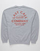 LAST CALL CO. Badge Mens Crewneck Sweatshirt image number 1