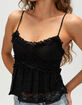 RSQ Womens Lace Ruffle Cami image number 5