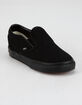 VANS Toddler Classic Slip-On Black Shoes image number 2
