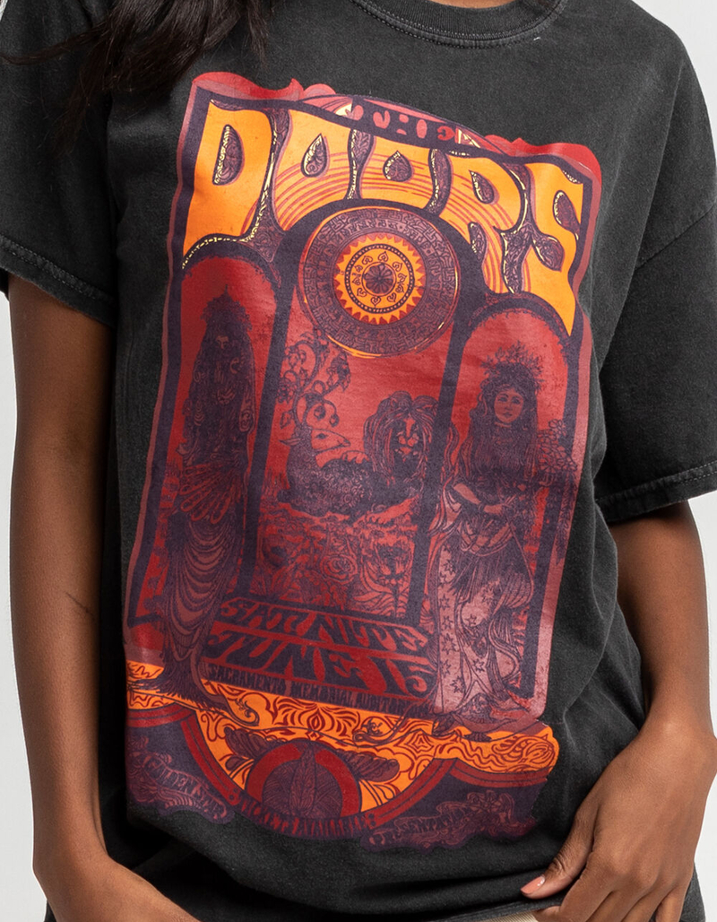 MERCH TRAFFIC The Doors Womens Oversized Tee image number 3