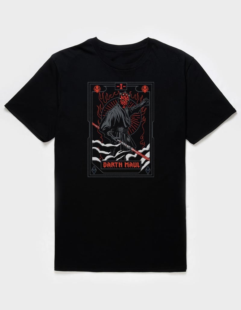 STAR WARS Darth Maul Card Unisex Tee image number 0