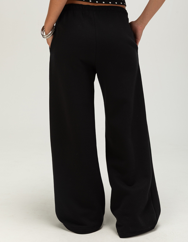 NIKE Studio Fleece Womens Mid Rise Wide Leg Pants image number 3