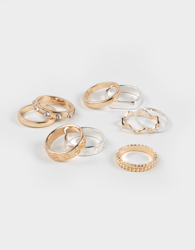 FULL TILT 9 Pack Metal Ring Set image number 0
