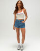 SALTY CREW Team Salty Womens Crop Tank Top image number 2
