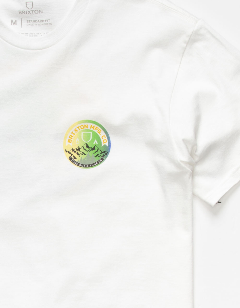 BRIXTON Tune Out Gradient Mens Tee image number 3
