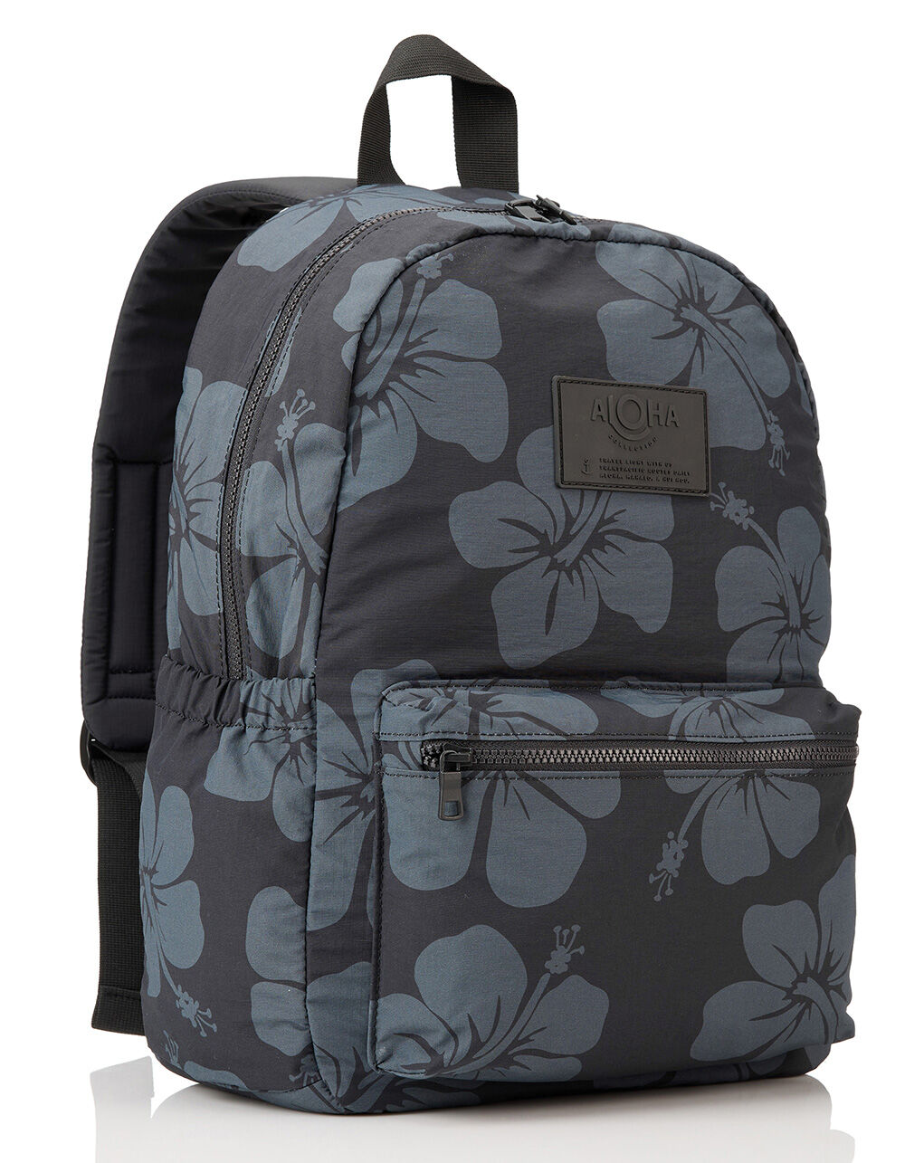 ALOHA Collection Hana Hou Travel Light Backpack - CHARCOAL/BLACK