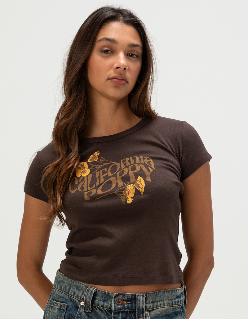 NECTAR CLOTHING California Poppy Womens Loose Tee image number 0
