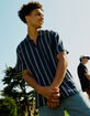 RSQ Mens Stripe Linen Blend Shirt image number 1