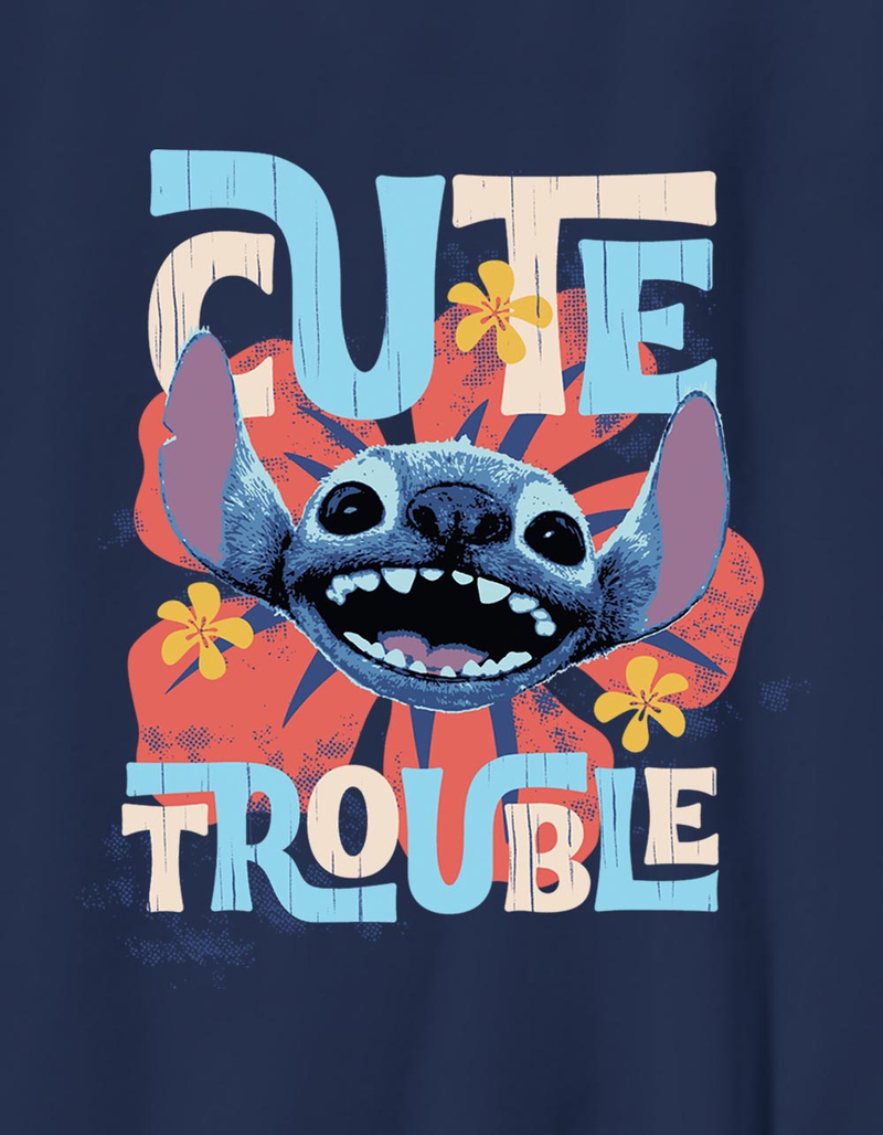 LILO & STITCH Cute Trouble Unisex Kids Tee image number 1