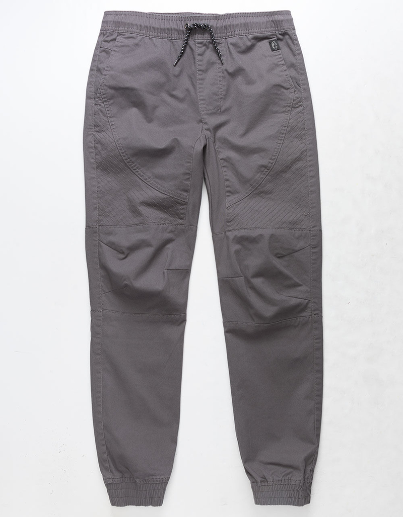 NITROUS BLACK Revival Moto Boys Jogger Pants image number 0