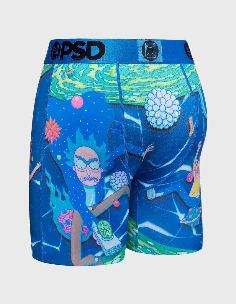 PSD x Rick And Morty Pastel Warp Mens Boxer Briefs image number 2